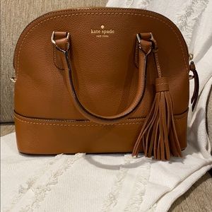 KATE SPADE CARLI MCCALL STREET COGNAC PURSE